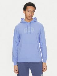 Gap Bluza 708409-00 Niebieski Regular Fit. Niebieskie bluzy nierozpinane męskie GAP, m, bez wzorów, z bawełny, bez ramiączek, bez kaptura. Za 169.99 zł.