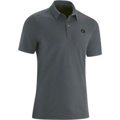 Polo Gonso Almas. Czarne koszulki polo męskie Gonso, bez wzorów, eleganckie, bez kołnierzyka, bez ramiączek. Za 252.00 zł.