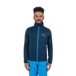 Polar zapinany na zamek błyskawiczny Rossignol Blackside. Niebieskie bluzy z polaru męskie Rossignol, m, bez wzorów, z polaru, sportowe, bez ramiączek, bez kaptura. Za 594.00 zł.