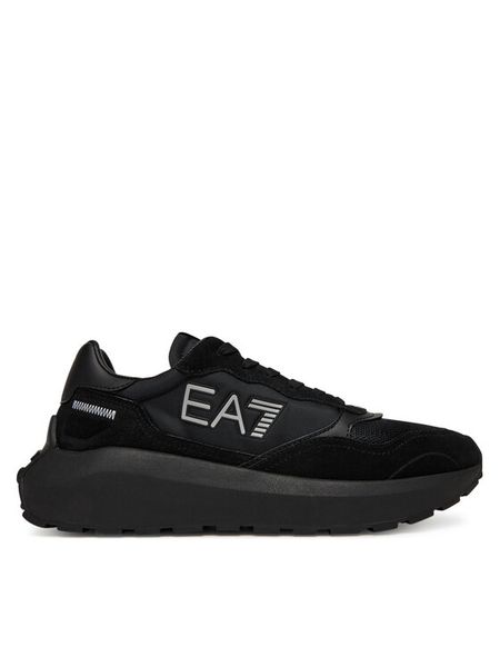 EA7 Emporio Armani Sneakersy X8X186 XK401 D190 Czarny. Czarne buty sportowe na co dzień męskie EA7 Emporio Armani, m, bez wzorów, z materiału, bez ramiączek, bez kaptura. Za 479.99 zł.
