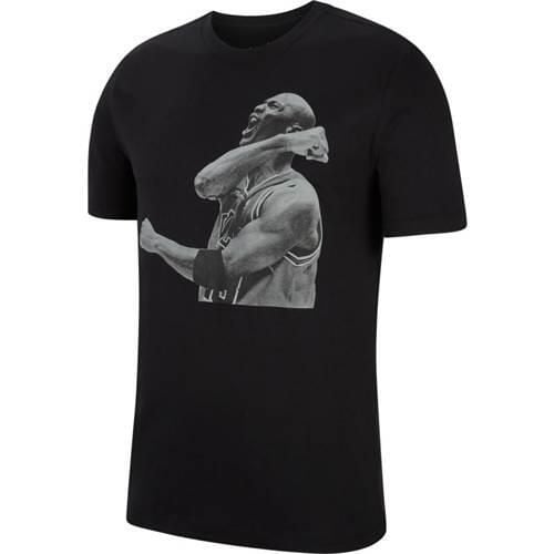 Koszulka sportowa męska Nike Air Jordan Photo. Czarne t-shirty sportowe męskie Nike, m, bez wzorów, sportowe, bez ramiączek. Za 169.00 zł.