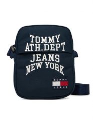 Tommy Jeans Saszetka Tjm Multi Graphic Reporter AM0AM13816 Granatowy. Niebieskie saszetki męskie Tommy Jeans, bez wzorów, z jeansu. Za 199.99 zł.