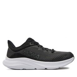 Buty do biegania Hoka. Czarne buty do biegania męskie HOKA, bez wzorów, bez zapięcia, do biegania. Za 399.99 zł.