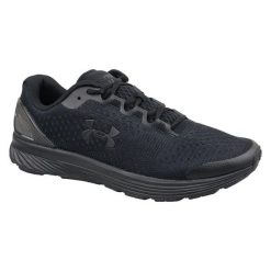 Męskie Buty Sportowe Charged Bandit 4. Czarne buty trekkingowe męskie Under Armour, bez wzorów, sportowe, bez obcasa, bez zapięcia. Za 415.99 zł.