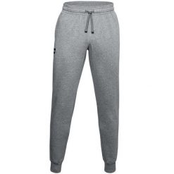 Spodnie Do Joggingu Męskie Polar Rival. Szare bluzy z polaru męskie Under Armour, m, bez wzorów, z dresówki, bez ramiączek, bez kaptura. Za 330.99 zł.