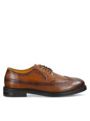 Gant Półbuty 32631190 Brązowy. Brązowe eleganckie półbuty męskie Gant, ze skóry, wizytowe, bez obcasa, bez zapięcia. Za 719.99 zł.