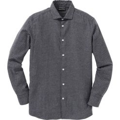Koszula flanelowa Regular Fit bonprix szary wzorzysty. Szare koszule męskie bonprix. Za 89.99 zł.