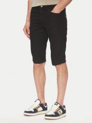 INDICODE Szorty jeansowe Kem 70-172 Czarny Slim Fit. Czarne szorty męskie INDICODE, bez wzorów, z bawełny. Za 129.99 zł.