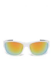 Quiksilver Okulary przeciwsłoneczne QS-MA-003-SS25 Biały. Białe okulary przeciwsłoneczne męskie Quiksilver, bez wzorów, z tworzywa sztucznego, plastikowe. Za 49.99 zł.