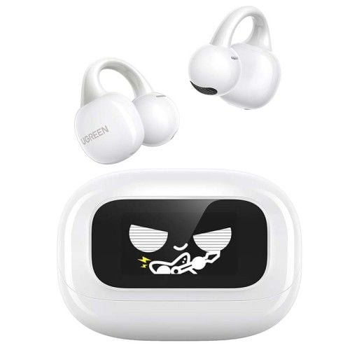 Słuchawki dokanałowe TWS UGREEN ClipBuds WS208 (białe). Białe słuchawki bluetooth UGREEN. Za 149.00 zł.