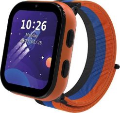 Smartwatch Kiano Joy 4G Czarno-niebieski (5901821999502). Czarne zegarki smartwatch Kiano. Za 149.99 zł.