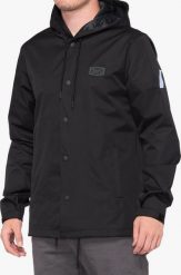 100% Kurtka męska 100% APACHE Hooded Snap Jacket roz. L (NEW). Czerwone kurtki treningowe męskie 100%, l, bez wzorów, bez kaptura. Za 269.00 zł.