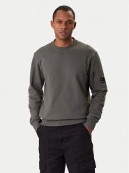 C.P. Company Bluza 20CMSS713A005086W Szary Regular Fit. Szare bluzy nierozpinane męskie C.P. Company, l, bez wzorów, z bawełny, bez ramiączek, bez kaptura. Za 839.99 zł.