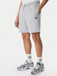 Reebok Szorty sportowe Bazunu RK25558CCM Szary Regular Fit. Szare szorty sportowe męskie Reebok, bez wzorów, z bawełny, sportowe. Za 139.99 zł.