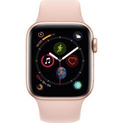 Smartwatch Apple Watch Series 4 GPS, 40mm koperta z aluminium w kolorze złotym z paskiem sportowym w kolorze piaskowego różu -MU682WB/A. Zegarki smartwatch marki Apple. Za 1,858.99 zł.