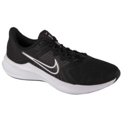 Buty do biegania męskie Nike Downshifter 11. Czarne buty do biegania męskie Nike, bez wzorów, z materiału, bez zapięcia, do biegania, nike downshifter. Za 334.00 zł.