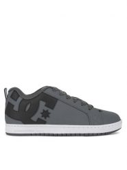 DC Shoes Sneakersy COURT GRAFFIK 300529-GBW Szary. Szare buty sportowe na co dzień męskie DC Shoes, m, bez wzorów, ze skóry, bez ramiączek, bez kaptura. Za 249.99 zł.