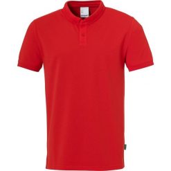 Polo Uhlsport Essential Prime. Czarne koszulki polo męskie Uhlsport, m, bez wzorów, eleganckie, bez kołnierzyka, bez ramiączek. Za 212.50 zł.