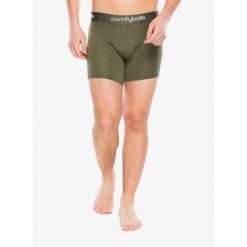 Bokserki termoaktywne męskie Comfyballs Long Performance. Zielone bielizna termoaktywna męska COMFYBALLS, m, bez wzorów, bez ramiączek. Za 134.99 zł.