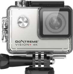 Kamera GoXtreme Vision+ srebrna. Szare kamery sportowe Goxtreme. Za 432.55 zł.