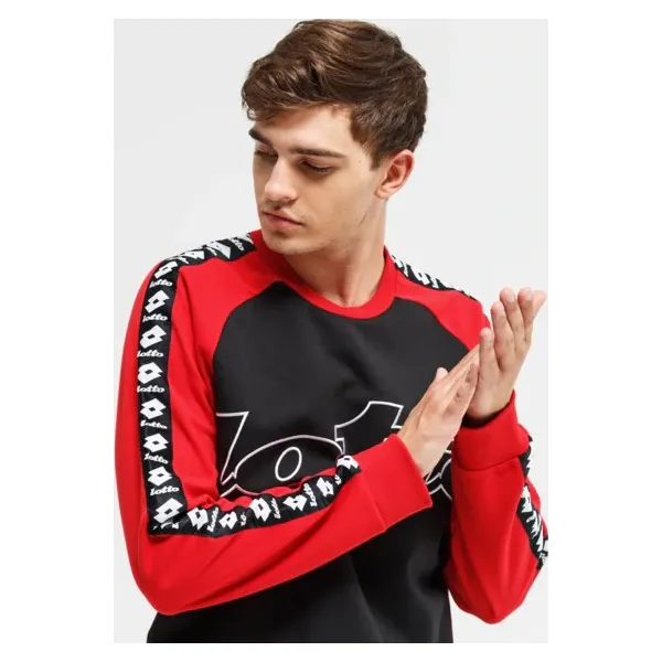 Lotto Bluza Athletica Iii Sweat Rn Pl , czarny, rozmiar XXL. Czarne bluzy nierozpinane męskie Lotto, m, bez wzorów, z materiału, bez ramiączek, bez kaptura. W wyprzedaży za 127.99 zł.
