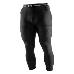 Legginsy o długości 3/4 McDavid Hex Thudd 5-Pad. Brązowe legginsy męskie MCDAVID, xl, bez wzorów, rowerowe. Za 326.50 zł.