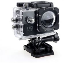 Extralink Action Camera A10 Czarna | Kamera | 1080P 30Fps, Ip68, Wyświetlacz 2.0". Czarne kamery sportowe ExtraLink. Za 95.64 zł.