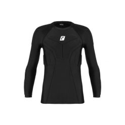 Koszulka kompresyjna z długim rękawem Reusch Padded. Czarne koszulki męskie z długim rękawem REUSCH, l, bez wzorów, sportowe, bez kołnierzyka, bez ramiączek. W wyprzedaży za 311.30 zł.