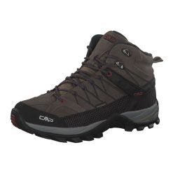Buty trekkingowe męskie CMP Rigel Mid. Brązowe buty zimowe męskie CMP, bez wzorów, z materiału, sportowe, bez obcasa, bez zapięcia. W wyprzedaży za 399.99 zł.