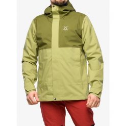 Kurtka membranowa męska Haglofs Koyal Proof Jacket. Zielone kurtki męskie Haglöfs, m, bez wzorów, sportowe, bez ramiączek, bez kaptura. W wyprzedaży za 642.85 zł.