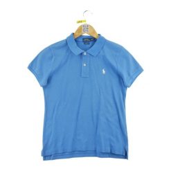 Second life - Koszulka polo męska z krótkim rękawem - Stan dobry. Niebieskie koszulki polo męskie Ralph Lauren, m, bez wzorów, sportowe, bez kołnierzyka, bez ramiączek. Za 105.71 zł.