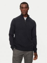 JOOP! Jeans Sweter 15 JJK-08Sanjor 30043086 Granatowy Modern Fit. Niebieskie swetry męskie JOOP! Jeans, bez wzorów, z bawełny, bez kołnierzyka, bez ramiączek. Za 389.99 zł.