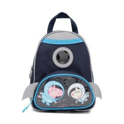 Plecak Peppa Pig. Niebieskie plecaki męskie Peppa Pig, bez wzorów. Za 66.99 zł.