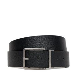 Pasek Męski Calvin Klein. Czarne paski męskie Calvin Klein, bez wzorów. Za 209.99 zł.