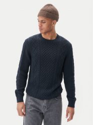Matinique Sweter Triton 30207487 Granatowy Regular Fit. Niebieskie kardigany męskie Matinique, m, bez wzorów, z bawełny, bez ramiączek. Za 279.99 zł.