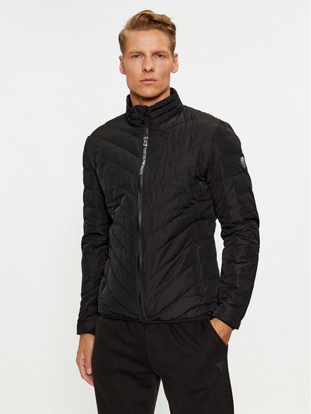 EA7 Emporio Armani Kurtka puchowa 8NPB13 PNE1Z 1200 Czarny Regular Fit. Czarne kurtki męskie EA7 Emporio Armani, l, bez wzorów, z puchu, bez ramiączek, bez kaptura. Za 619.99 zł.