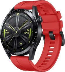 Huawei HUAWEI PASEK SILIKONOWY OPASKA BRANSOLETA DO ZEGARKA SMARTWATCH HUAWEI WATCH GT 3 42MM CZERWONY standard. Czerwone zegarki smartwatch Huawei. Za 19.99 zł.