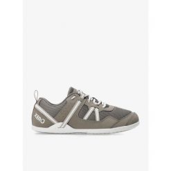 Buty do biegania męskie Xero Shoes Prio. Szare buty trekkingowe męskie XERO SHOES, bez wzorów, sportowe, bez obcasa, bez zapięcia. Za 356.99 zł.