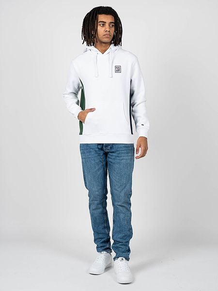 Pepe Jeans Bluza "Phil" | PM582268 | Phil | Mężczyzna | Biały. Białe bluzy nierozpinane męskie Pepe Jeans, m, z aplikacjami, z bawełny, bez ramiączek, bez kaptura. W wyprzedaży za 219.00 zł.