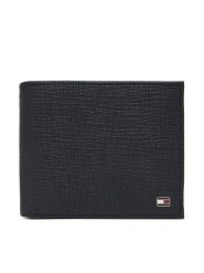 Tommy Hilfiger Portfel Th Flag Cc & Coin AM0AM13709 Granatowy. Niebieskie portfele męskie Tommy Hilfiger, bez wzorów, ze skóry. Za 269.99 zł.