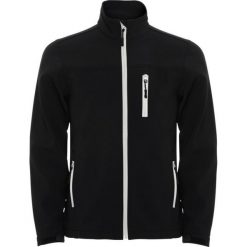Męska Kurtka Soft Shell Antartida. Czarne kurtki męskie ROLY, m, bez wzorów, sportowe, bez ramiączek, bez kaptura. Za 133.99 zł.