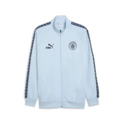 Męska kurtka Manchester City KING Anthem PUMA. Niebieskie kurtki męskie Puma, m, bez wzorów, retro, bez ramiączek, bez kaptura. Za 389.00 zł.