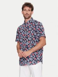 Bugatti Koszula 9450 58333A Granatowy Slim Fit. Niebieskie koszule męskie Bugatti, l, bez wzorów, z bawełny, bez kołnierzyka, bez ramiączek. Za 259.99 zł.