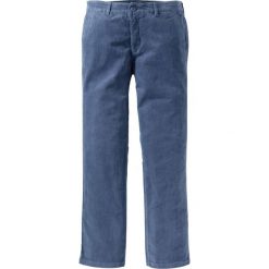 Spodnie sztruksowe chino Regular Fit bonprix indygo. Eleganckie spodnie męskie bonprix. Za 54.99 zł.