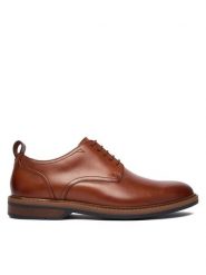Clarks Półbuty Aldwin Lace 26183252 Brązowy. Brązowe eleganckie półbuty męskie Clarks, ze skóry, wizytowe, bez obcasa, bez zapięcia. Za 479.99 zł.