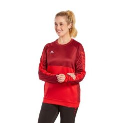 Bluza Erima Six Wings. Czerwone bluzy nierozpinane męskie Erima, xl, bez wzorów, z materiału, sportowe, bez ramiączek, bez kaptura. W wyprzedaży za 192.50 zł.
