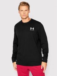 Under Armour Bluza Ua Rival Terry 1370404 Czarny Relaxed Fit. Czarne bluzy nierozpinane męskie Under Armour, m, bez wzorów, z bawełny, bez ramiączek, bez kaptura. Za 119.99 zł.