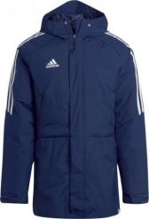 Kurtka męska Adidas Condivo 22 Stadium granatowa r. S. Kurtki męskie ADIDAS, m, bez wzorów, bez ramiączek, bez kaptura. Za 417.14 zł.