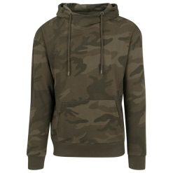 Bluza z kapturem Urban Classic camo. Brązowe bluzy nierozpinane męskie Urban Classics, m, bez wzorów, bez ramiączek, z kapturem. Za 244.50 zł.