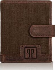 Paolo Peruzzi PORTFEL MĘSKI PAOLO PERUZZI RFID T-04-BR. Portfele męskie Paolo Peruzzi, bez wzorów. Za 84.85 zł.